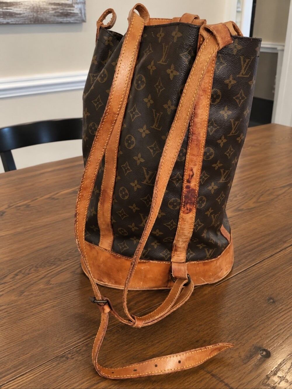 Louis Vuitton Vintage Monogram Randonnée GM Backpack with Detachable Pochette - Picture 7 of 13